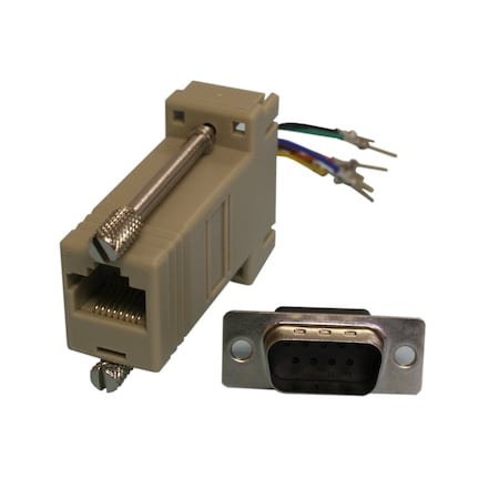 Quest Technology International Modular Adapter - 8P8C Rj45 To DB-9 (M) NMA-8109